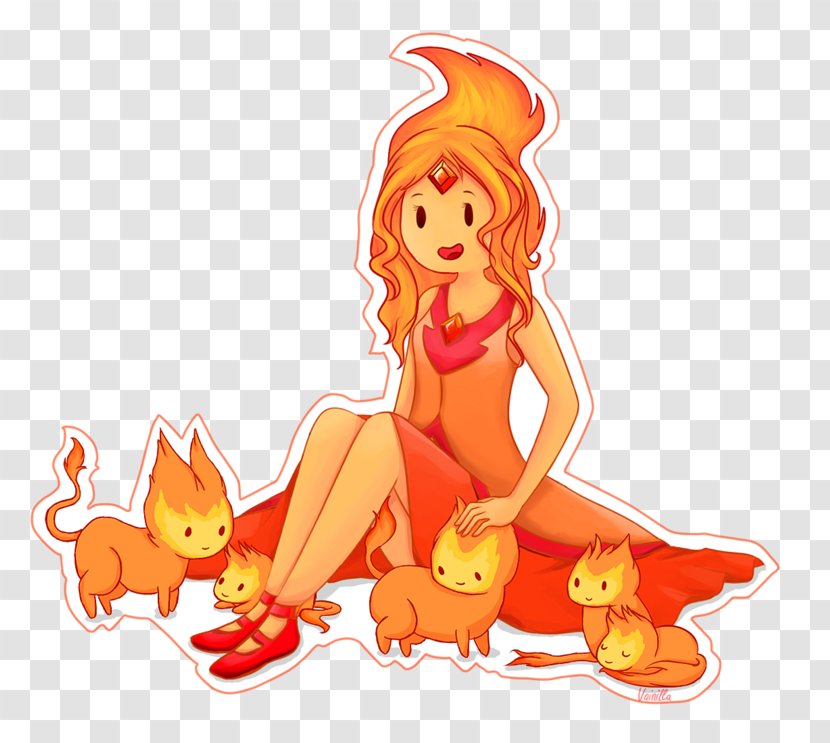 Flame Princess Finn The Human Jake Dog Lumpy Space Fionna And Cake - Sticker Transparent PNG