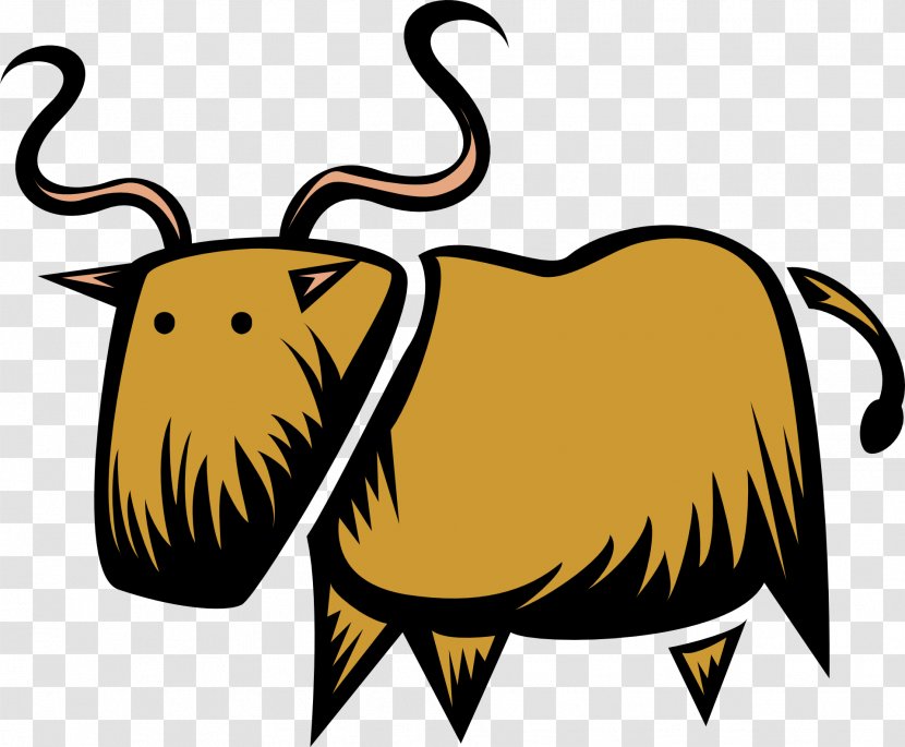 Cattle Clip Art - Horn - Bull Transparent PNG