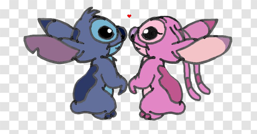 Lilo & Stitch Pelekai Love - Heart - Silhouette Transparent PNG