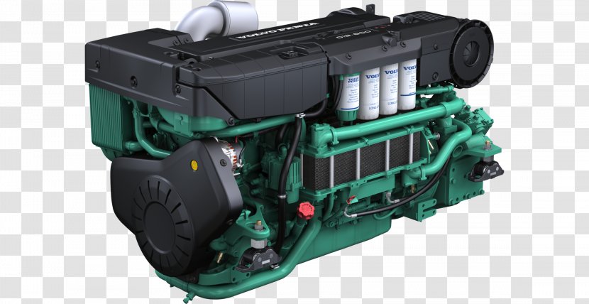 Inboard Motor Diesel Engine Common Rail Boat - Yacht - Volvo Transparent PNG