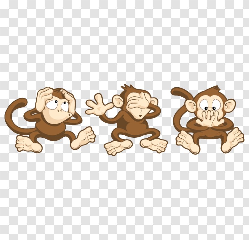 Three Wise Monkeys The Evil Monkey Transparent PNG