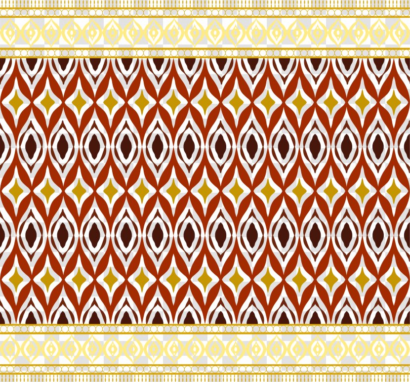 Ellipse - Material - Yellow Simple Pattern Lace Border Texture Transparent PNG