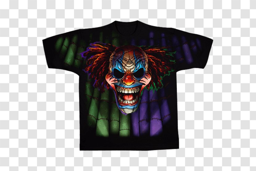 T-shirt Joker Evil Clown Dark Fantasy Transparent PNG