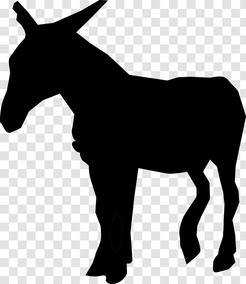 Donkey Clip Art - Mammal Transparent PNG