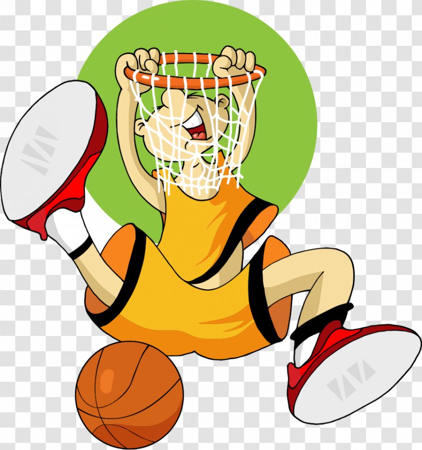 Basketball Player Slam Dunk Clip Art - Royaltyfree Transparent PNG