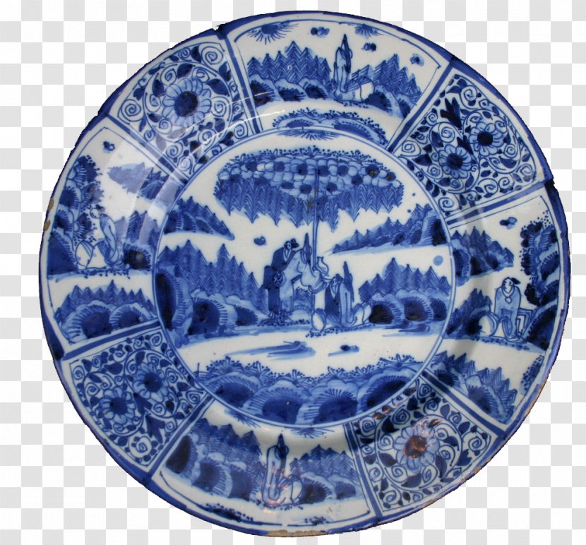 Porcelain Chinese Ceramics Blue And White Pottery Rococo - Ceramic - European Decoration Transparent PNG