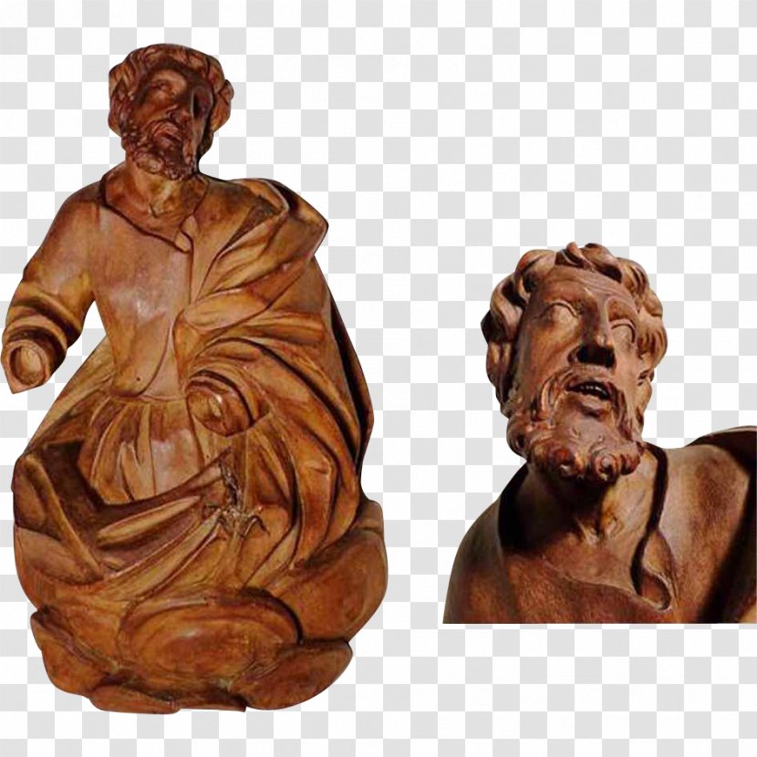 Bronze Sculpture Wood Carving Statue - Godfather - Father & Son Transparent PNG
