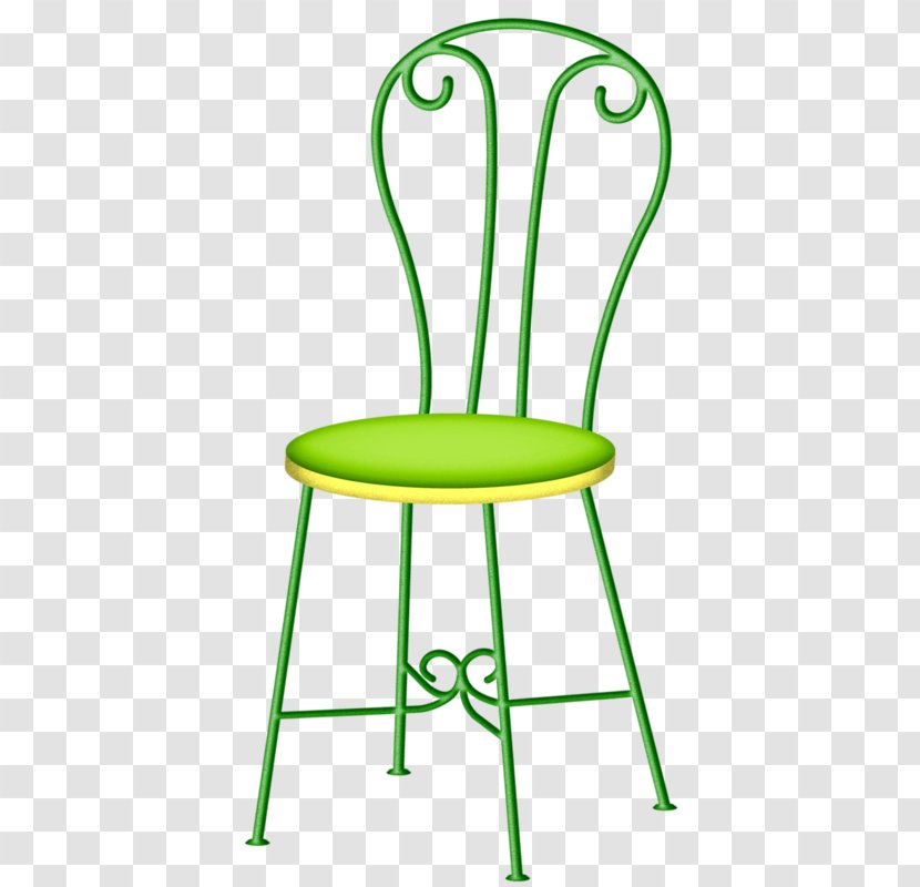 Chair Clip Art - Green Transparent PNG