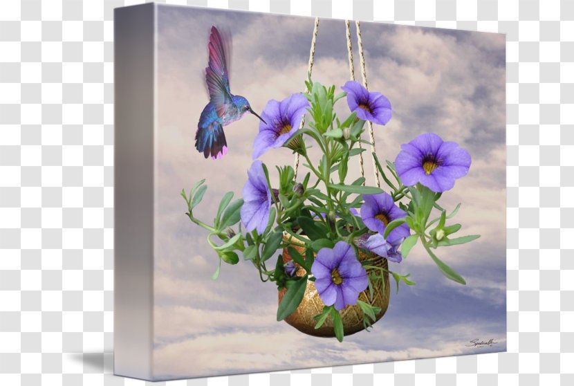 Canvas Print Flower Printing Floral Design Art - Hanging Flowers Transparent PNG