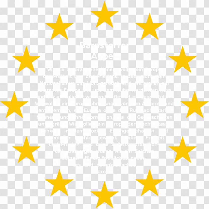 Yellow Star - European Transport Workers Federation Transparent PNG