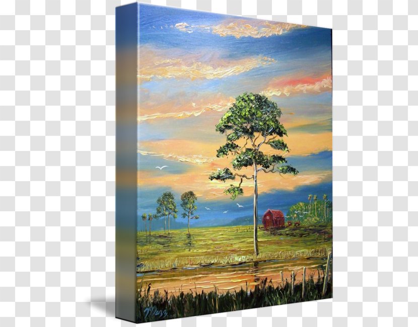 Painting Acrylic Paint Ecosystem Picture Frames - Nature Transparent PNG