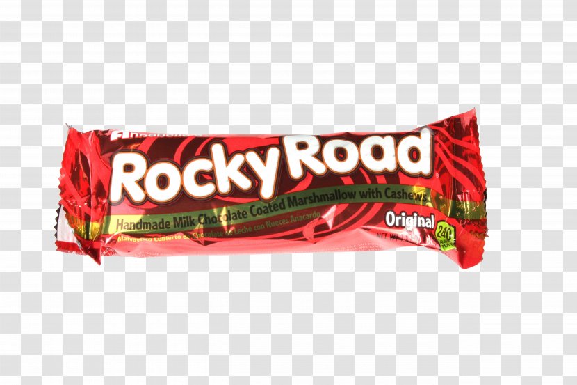 Rocky Road Chocolate Bar Chocolate-coated Marshmallow Treats Candy - Mint Transparent PNG
