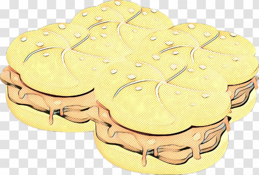 Retro Background - Yellow - Cookie Table Transparent PNG