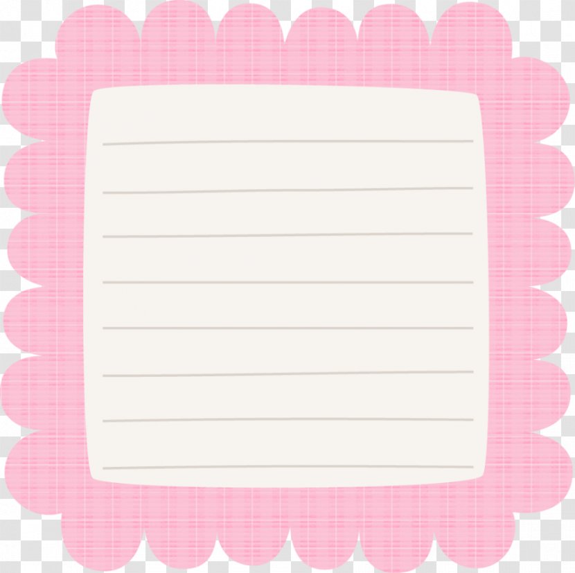 Pink Background - Rectangle - Paper Product Transparent PNG