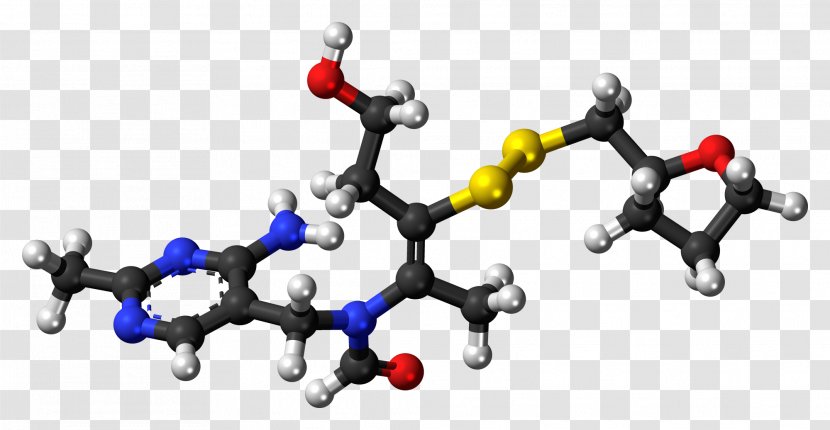 Fursultiamine Molecule Pharmaceutical Drug Allithiamine Ball-and-stick Model - Pubchem - Chemical Substance Transparent PNG