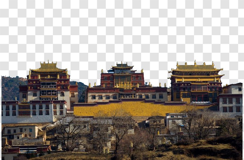 Ganden Sumtseling Monastery Lijiang Meili Snow Mountains Tibet Sony Ericsson F305 - Temple - Yunnan Travel Thirty-nine Transparent PNG