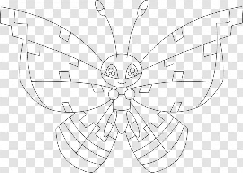 Coloring Book Pikachu Diancie Drawing Hoopa - Monochrome Transparent PNG