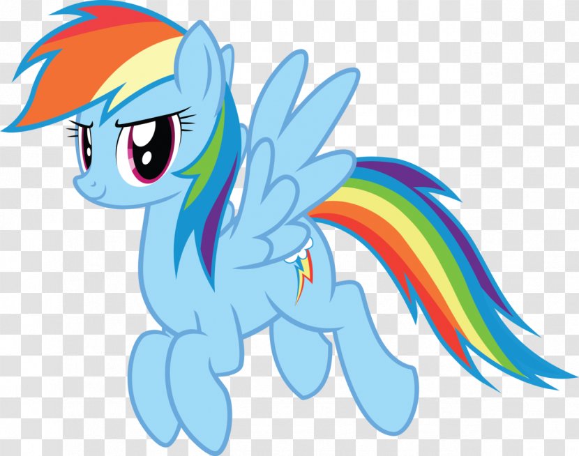 Pony Rainbow Dash Rarity Horse - Flower - Tree Transparent PNG