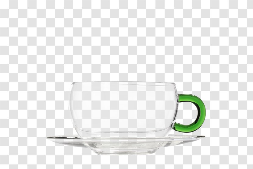Coffee Cup Glass Saucer - Dinnerware Set Transparent PNG