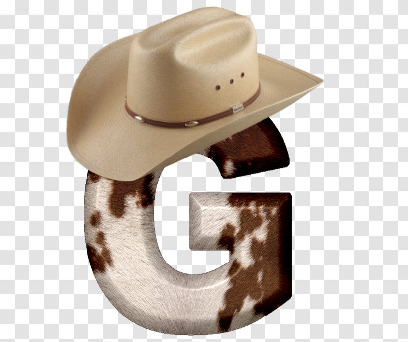 Cowboy Hat Alphabet - Headgear Transparent PNG