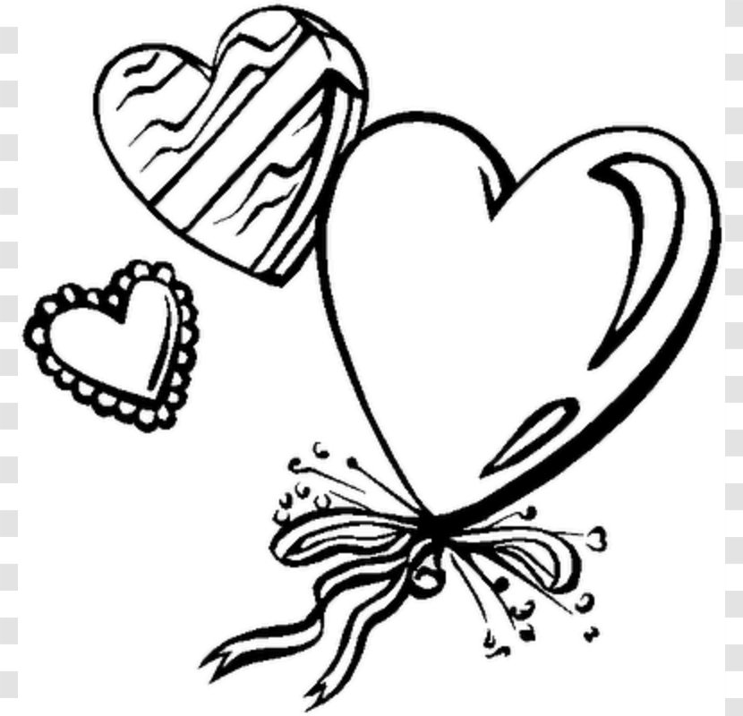 Valentine's Day Coloring Book Heart Gift Clip Art - Tree - Valentines Hearts Pictures Transparent PNG