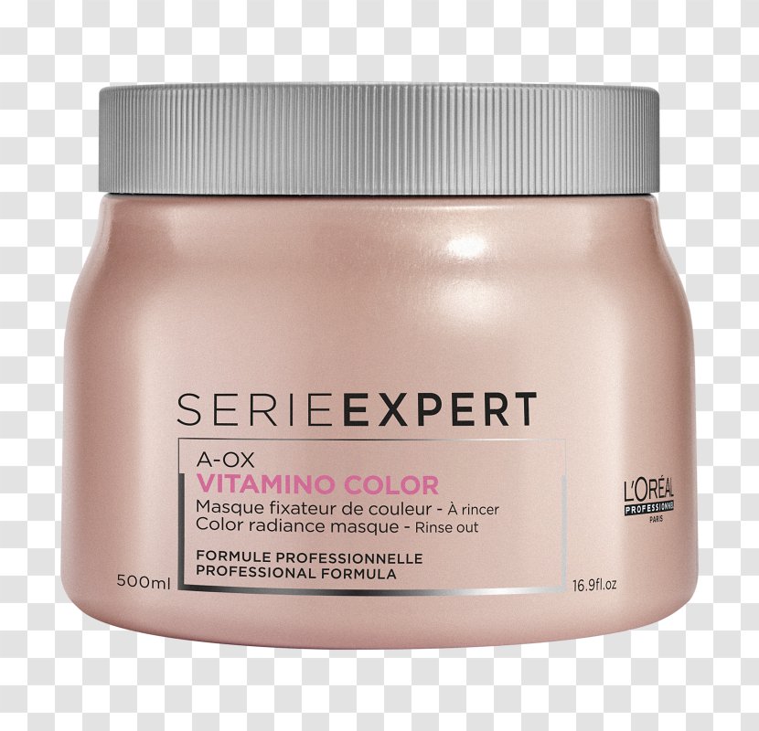 L'Oréal Professionnel Série Expert VITAMINO COLOR A-OX Color Radiance Protection + Perfecting Jelly Masque Shampoo Vitamino Crema 750ml Facial - Mask Transparent PNG