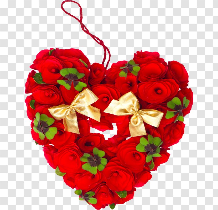 Garden Roses Flower Heart Clip Art - Flowering Plant - Rose Transparent PNG
