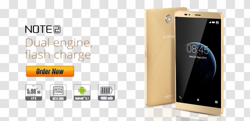 Samsung Galaxy Note II Infinix 3 Hot 4 Mobile Xiaomi Redmi 2 - Brand - Smartphone Transparent PNG