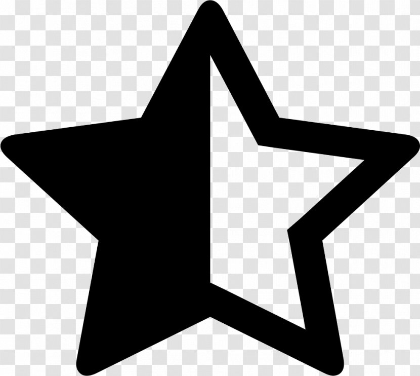 Star Shape Symbol - Font Awesome Transparent PNG