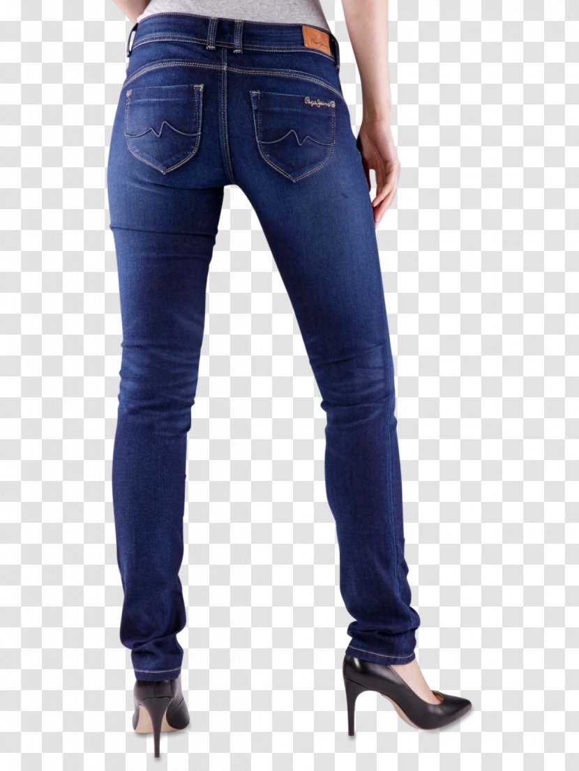 Pepe Jeans Denim Blue Slim-fit Pants - Silhouette - Wrangler 50 By 30 Transparent PNG
