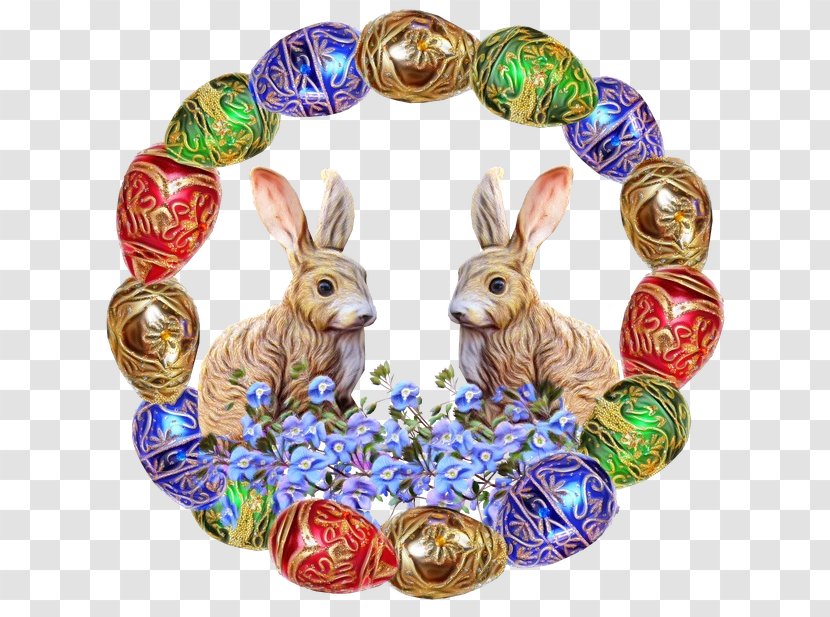 Easter Bunny Background - Egg - Animal Figure Rabbits And Hares Transparent PNG