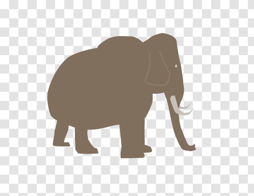 Indian Elephant African Clip Art Illustration - Mammal Transparent PNG