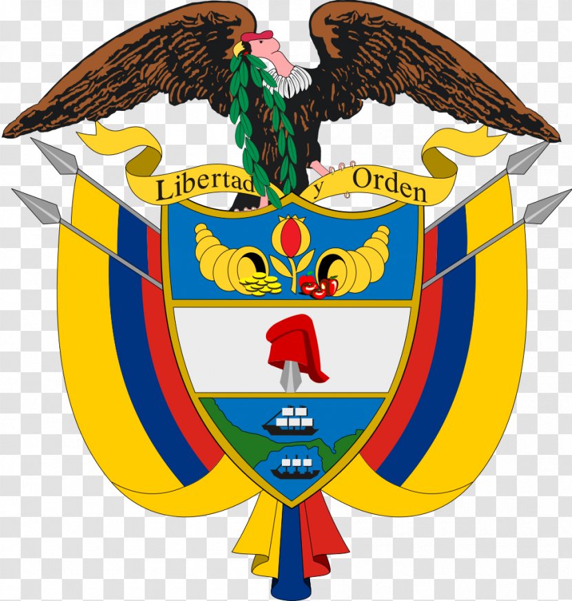 Coat Of Arms Colombia Gran National Symbols - Colombian Navy Transparent PNG