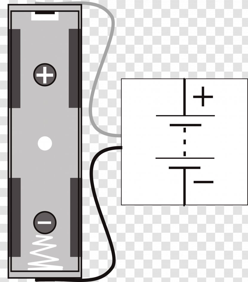 Battery Charger Electronic Symbol Circuit Diagram Holder - Lock Transparent PNG