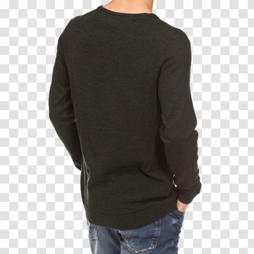 Long-sleeved T-shirt Shoulder Bluza - Sweater Transparent PNG