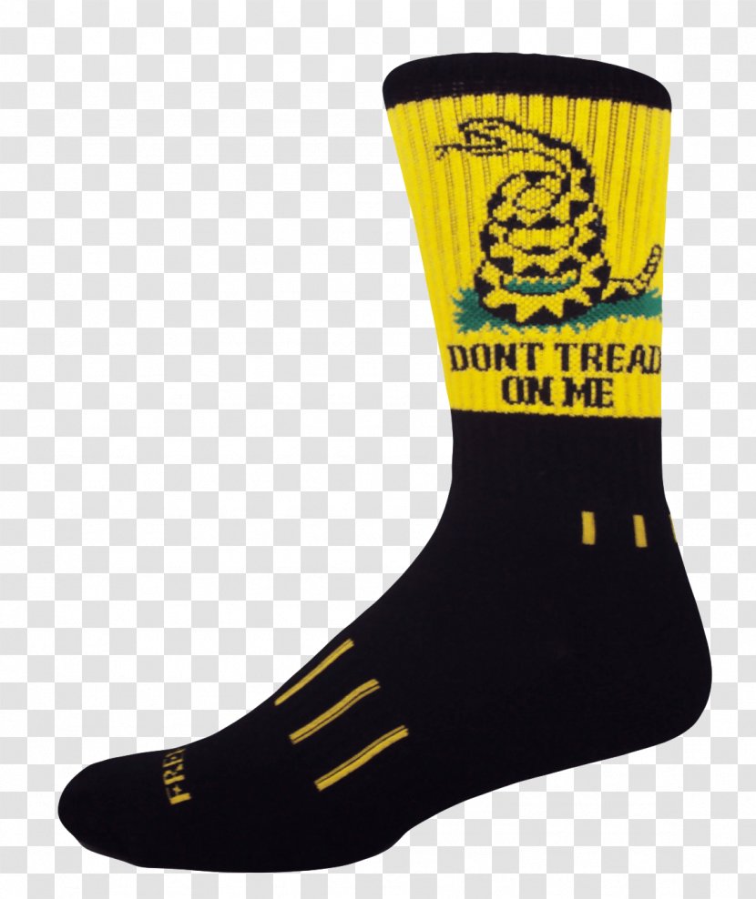 Sock American Revolutionary War United States Gadsden Flag - Dont Tread On Me Transparent PNG