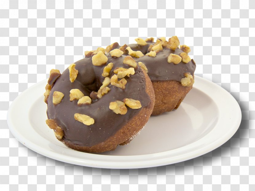 Donuts Chocolate Cake Frosting & Icing Muffin Praline - Baked Goods - Nuts Moon Transparent PNG