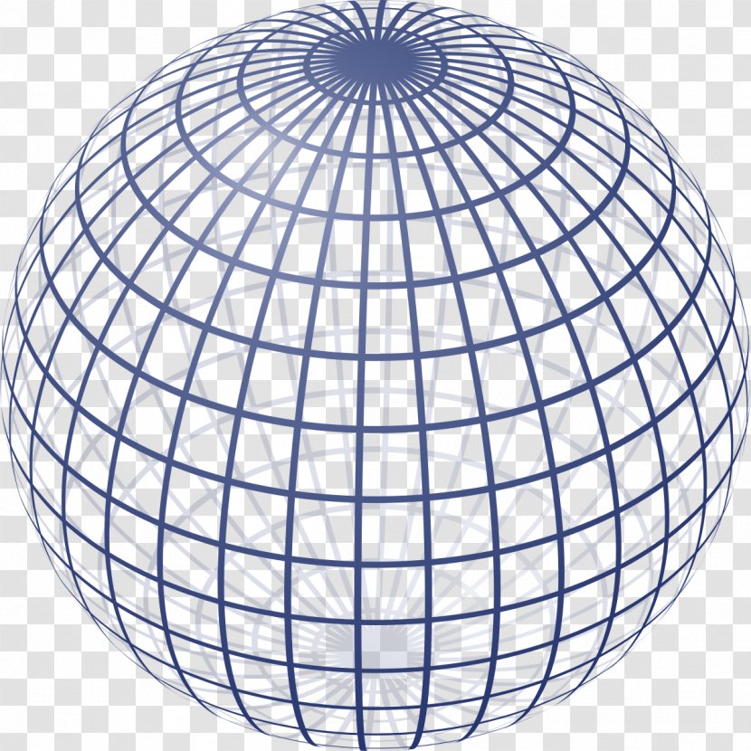 Sphere Website Wireframe Wire-frame Model Two-dimensional Space Geometry - Symmetry - 3d Three Dimensional Flower Transparent PNG