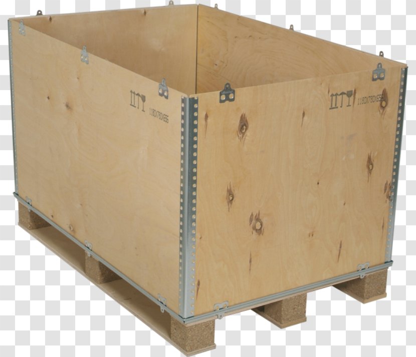 Plywood Pallet Box Crate - Collar Transparent PNG