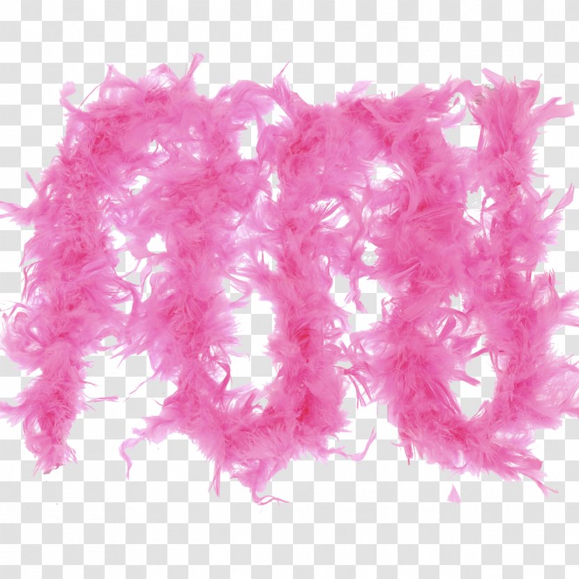 Feather Boa Scarf Costume Party - Dress Transparent PNG