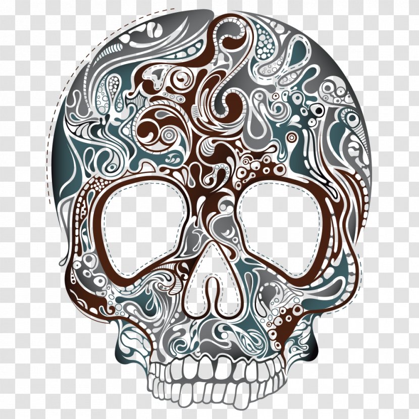 Animal Skulls T-shirt Facebook - Calavera - Skull Print Transparent PNG