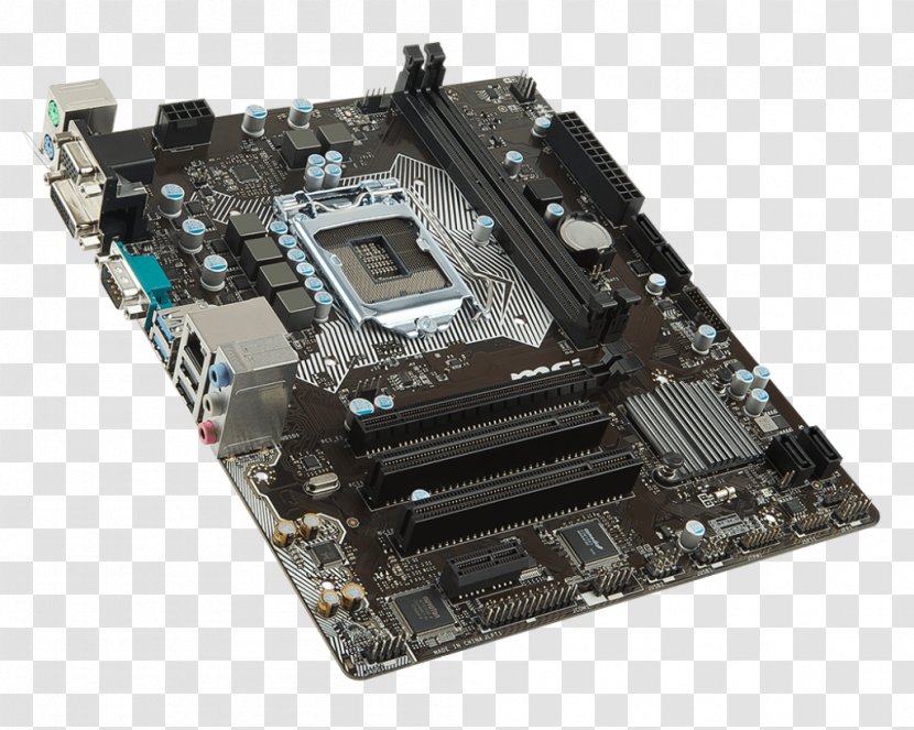 Motherboard CM Msi H110M PRO-VDL LGA 1151/2DDR4/M-Atx MicroATX - Electronic Device - Computer Transparent PNG
