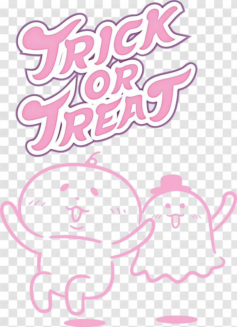 TRICK OR TREAT Happy Halloween Transparent PNG