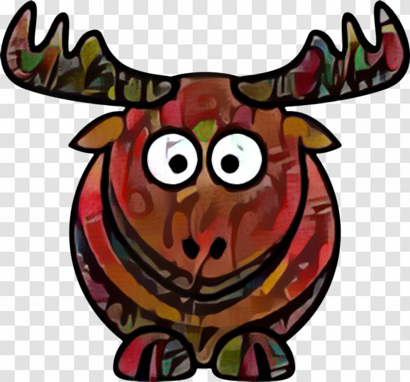 Elk Clip Art Moose Vector Graphics Deer - Horn Transparent PNG