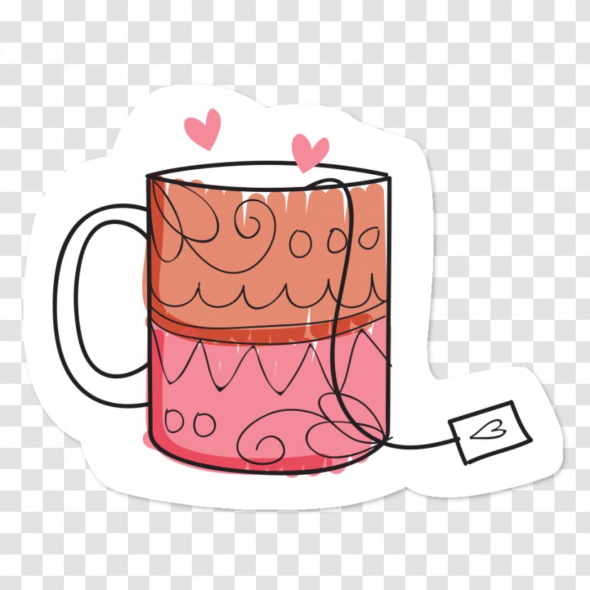 Paper Adhesive Art - Mug - Clipping Transparent PNG