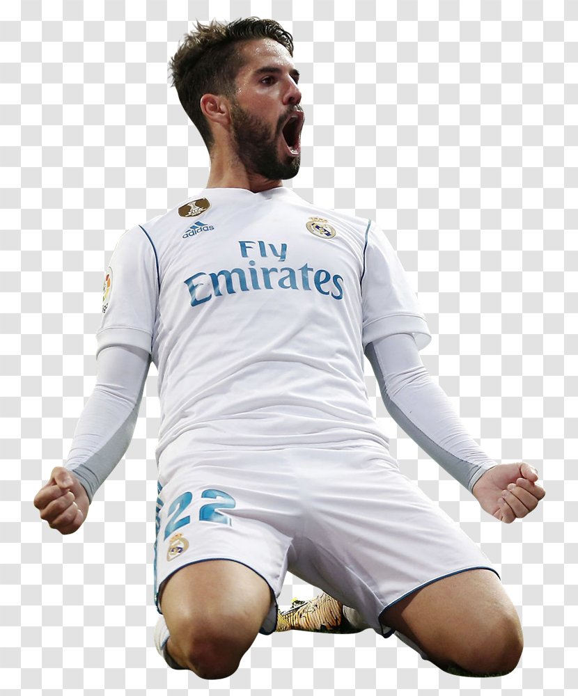 Isco Real Madrid C.F. Team Sport Jersey - Marco Asensio - Football Transparent PNG