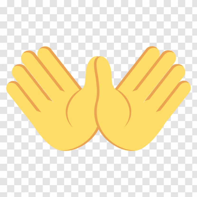 Emojipedia Meaning Hand Hug - Finger - Open Hands Transparent PNG