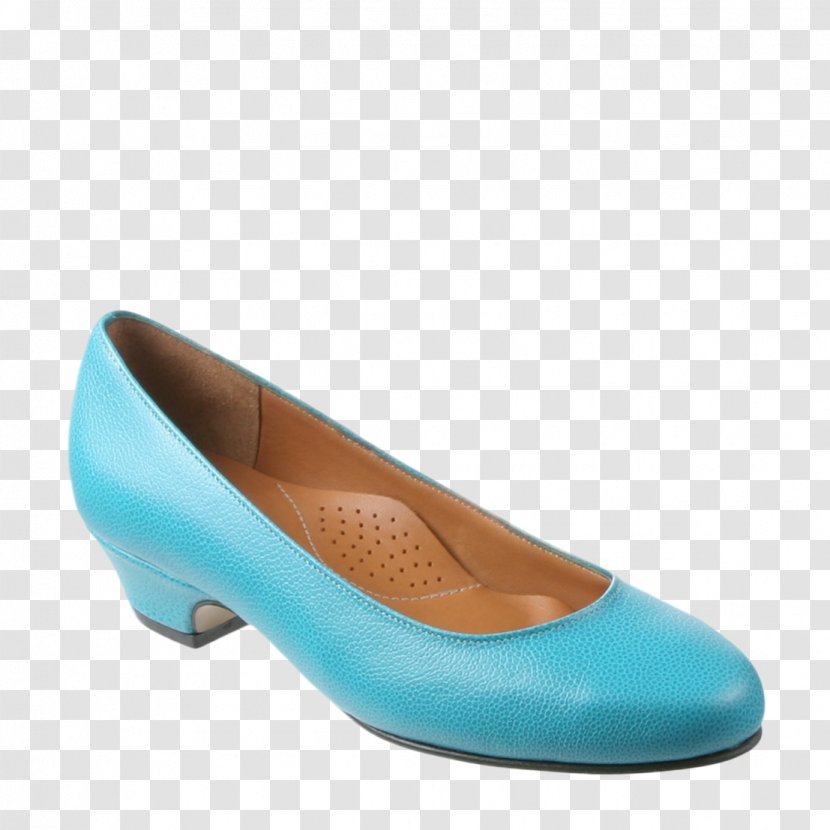 Ballet Flat Shoe - Blue - Aqua-blue Transparent PNG