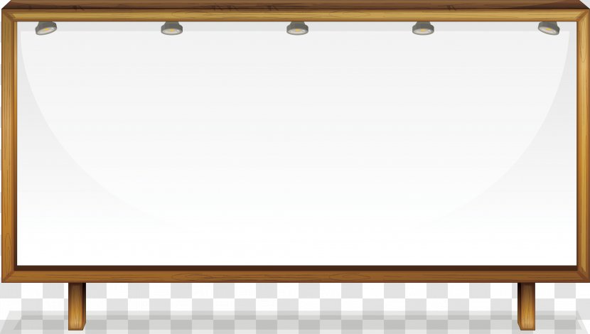 Angle Picture Frame - Furniture - Lights Under The White Board Transparent PNG