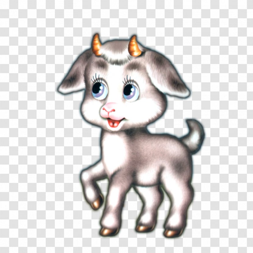 Goat Whiskers Horse Sheep Gray Wolf - Fictional Character Transparent PNG